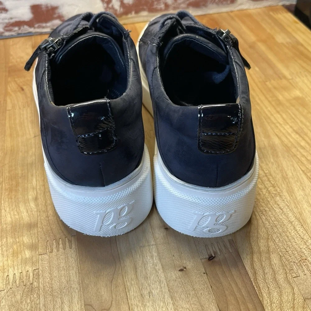 Paul Green Hadley Mens Platform Sneakers Size 9 US 6.5 UK  Shoes Suede Navy Blue
